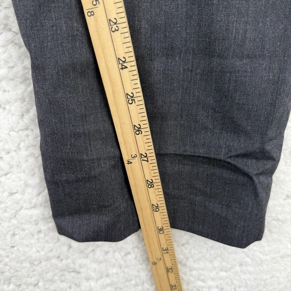 Banana Republic Dress Pants Mens 33x30 Gray Slim Fit Wool Lined Office Wear‎
